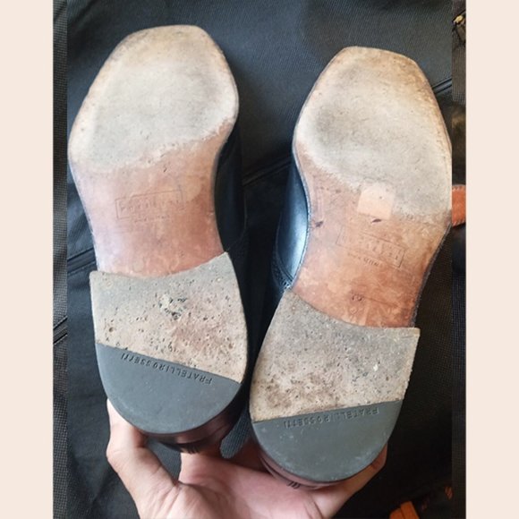 FRATELLI ROSSETTI - Black monk strap oxford shoes - Sz 10D - Picture 10 of 11